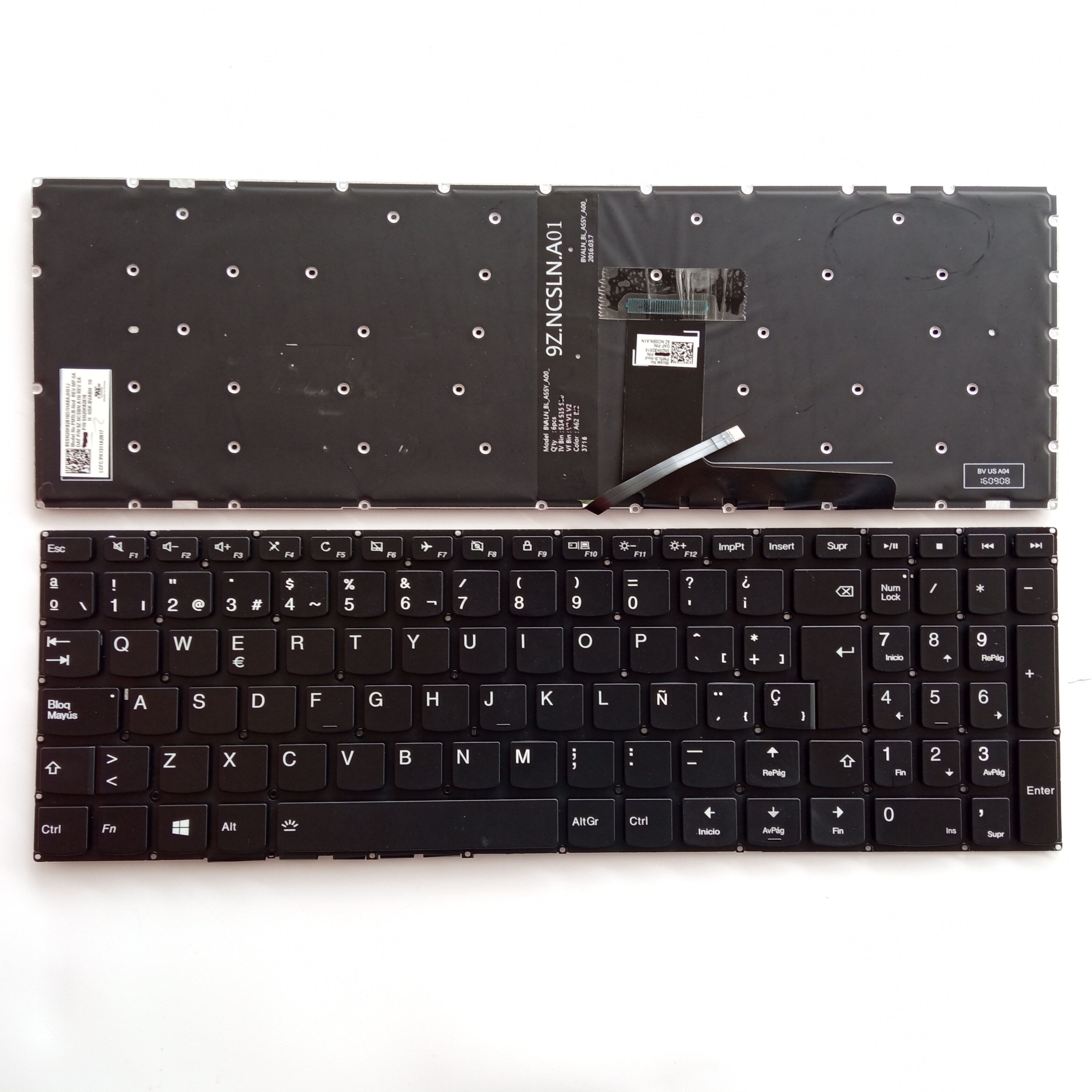 Picture of New Replacement Laptop Keyboard For LENOVO 310-15/110-15IBR without switch BLACK Backlit SP Layout